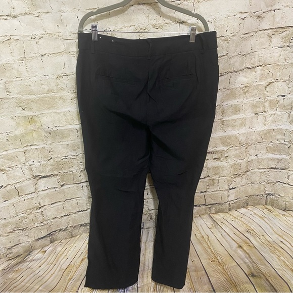 Lane Bryant Black Stretch Bootcut Trouser Dress Pants - Picture 3 of 4